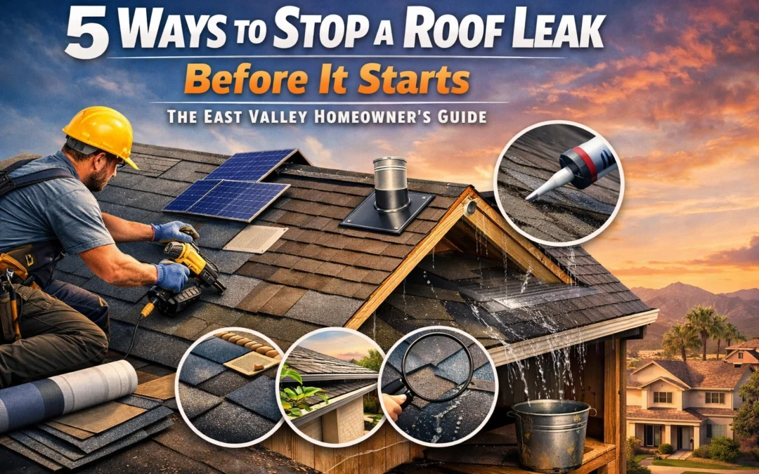 5 Ways to Stop a Roof Leak Before It Starts: The East Valley Homeowner’s Guide